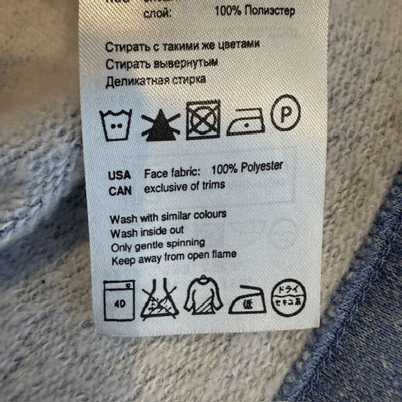 Mammut Runbold ML Hooded Jacket Midweight Performance Fleece Blue Men's Small - Picture 9 of 13